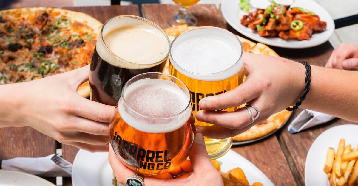 Beer at lunch
