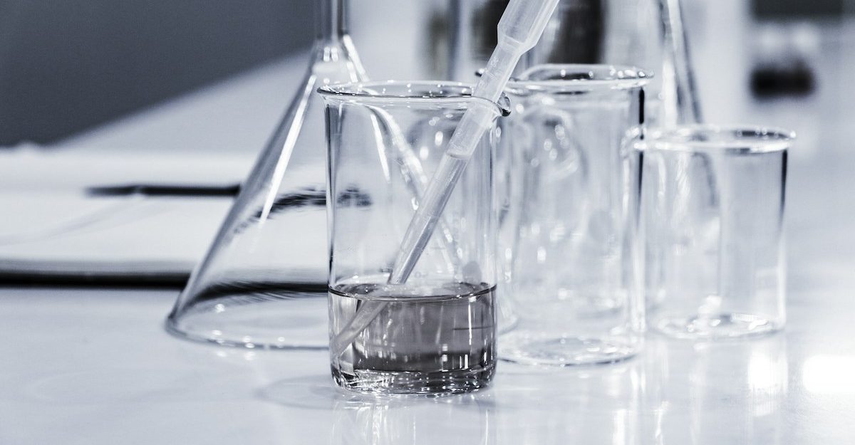 Scientific containers and equipment, perhaps similar to those used by Noblegen.