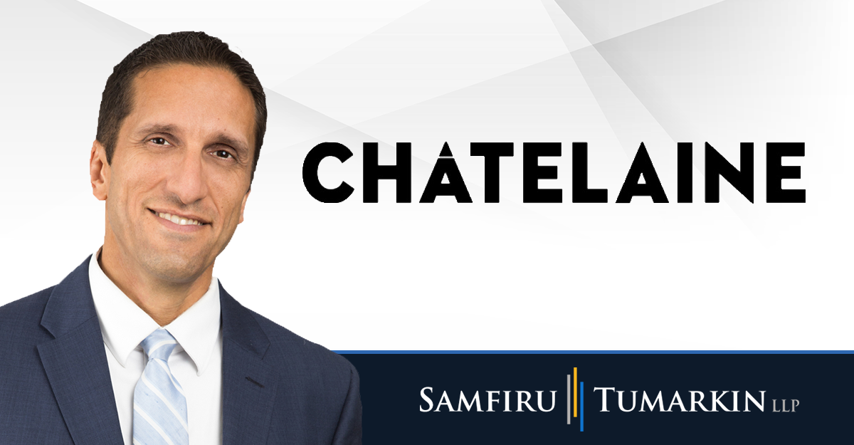 Employment lawyer Lior Samfiru and Chatelaine magazine