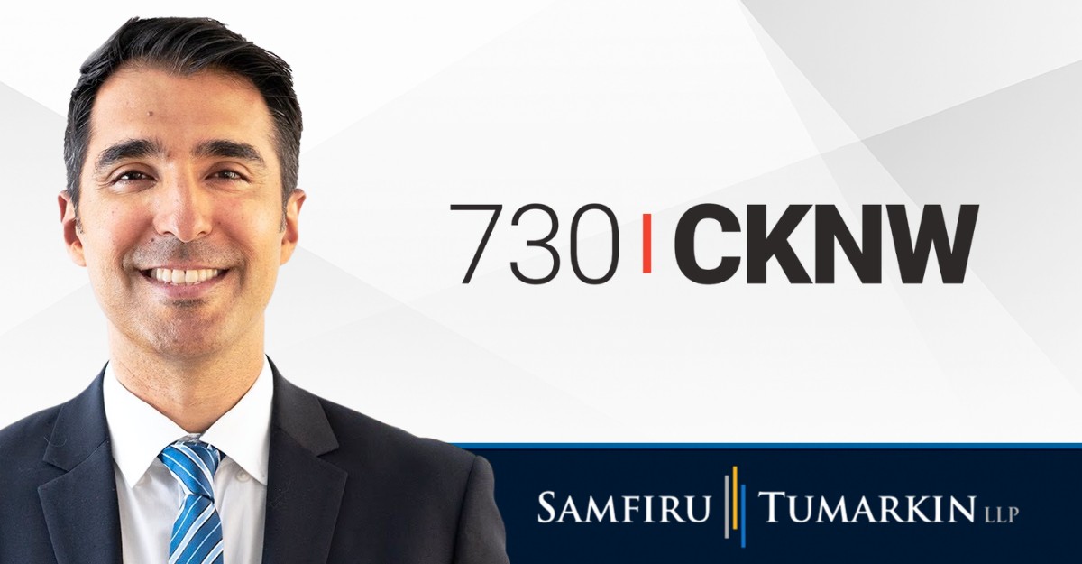 Employment Lawyer Dan Balkaran with 730 CKNW